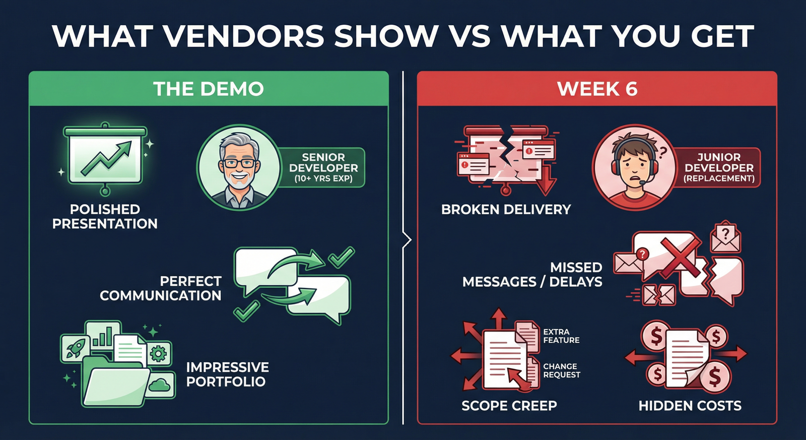 What Vendors Show vs What You Get